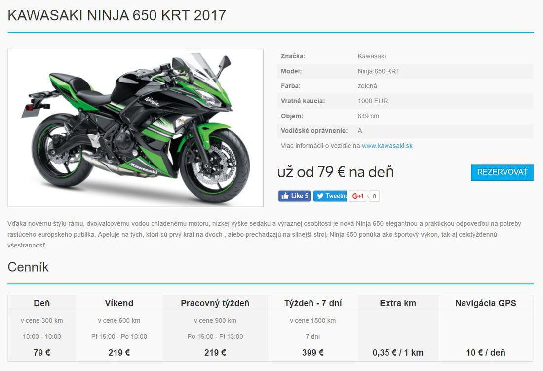 Požičovňa motocyklov Motorent.sk - prenajmi si motorku na jeden deň alebo aj na dovolenku
