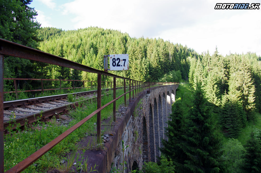 Telgárt - Chramošský viadukt - Jazda za zosnulých motorkárov 2017