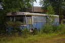 Opustený fínsky autobus
