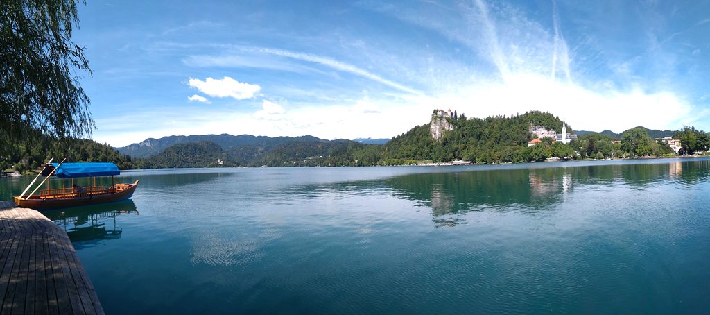 Slovinsko, jazero Bled