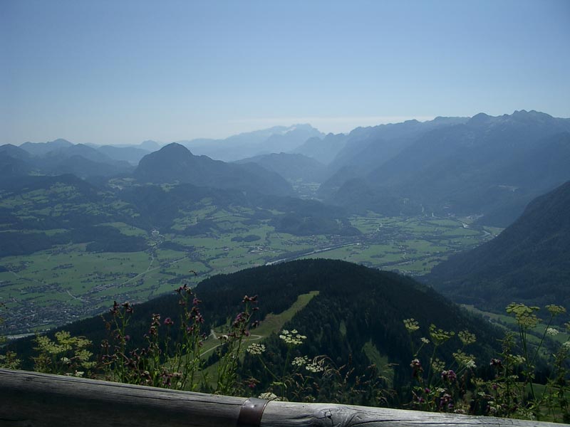 Rossfeld Panorama Strasse (1600 m.n.m) , výhľad na Dachstein