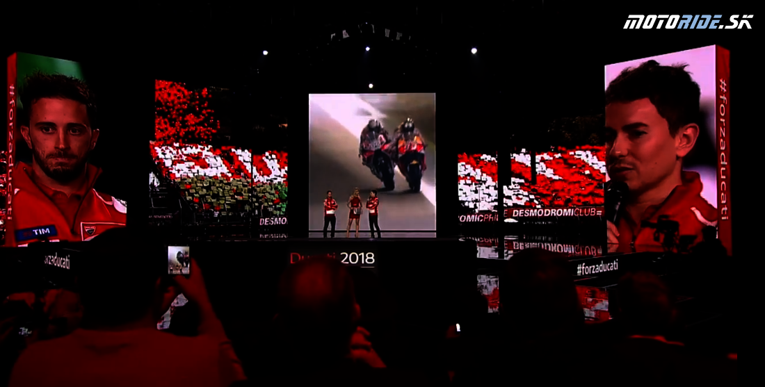 Naživo: Ducati predstavuje modely 2018