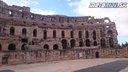 Rímsky amfiteáter v El Djem - Naživo: Na Afrikách do Afriky - Africa Twin Tunisia Adventure