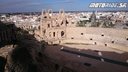 Rímsky amfiteáter v El Djem - Naživo: Na Afrikách do Afriky - Africa Twin Tunisia Adventure
