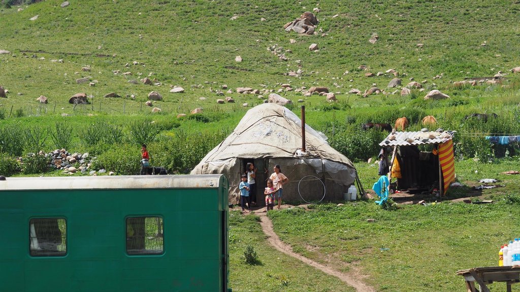 Typická Kyrgyzstká jurta