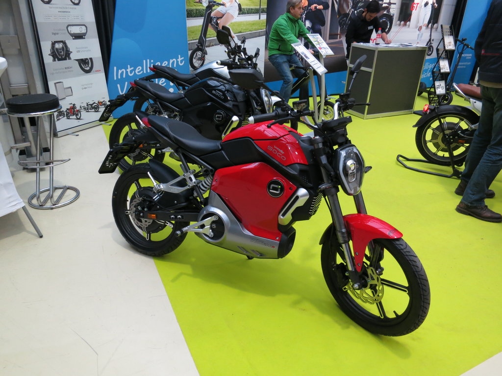E-Motocykel od VMOTO - Soco TS1200R - Motocyklová výstava Motorrad Linz 2018