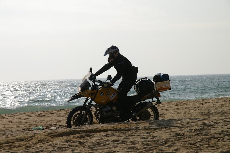 MDA 2008 - na pláži za Barcelonou