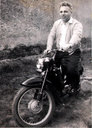 môj otec na Jednosedadláku, keď sme bývali najskôr v Šaštíne a potom  v Borskom Mikuláši na Záhorí