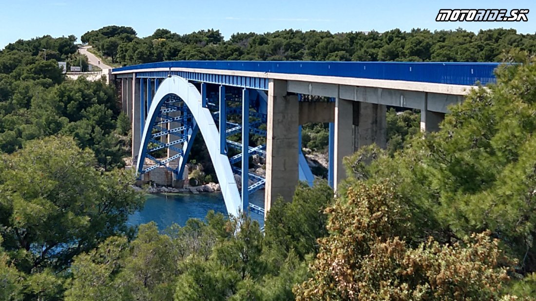 Most Morinje - Testujeme KTM 790 Adventure a Adventure R 2019 v Chorvátsku