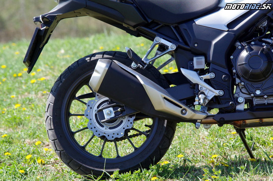 Nový výfuk - Honda CB500X  2019 – inovovaný dobrodruh