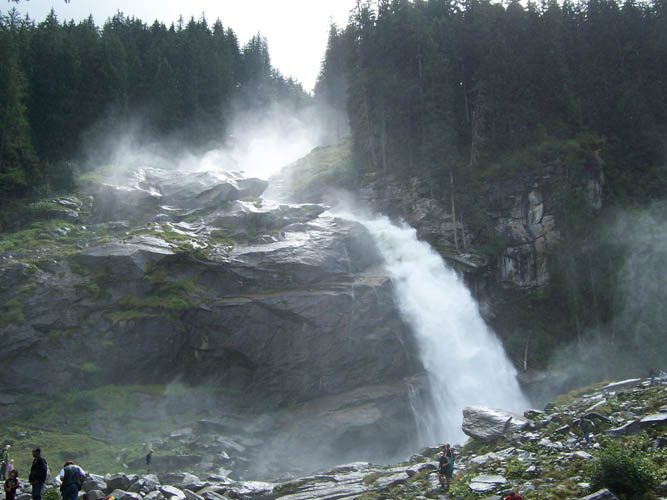 Krimmelské vodopády – spodný vodopád