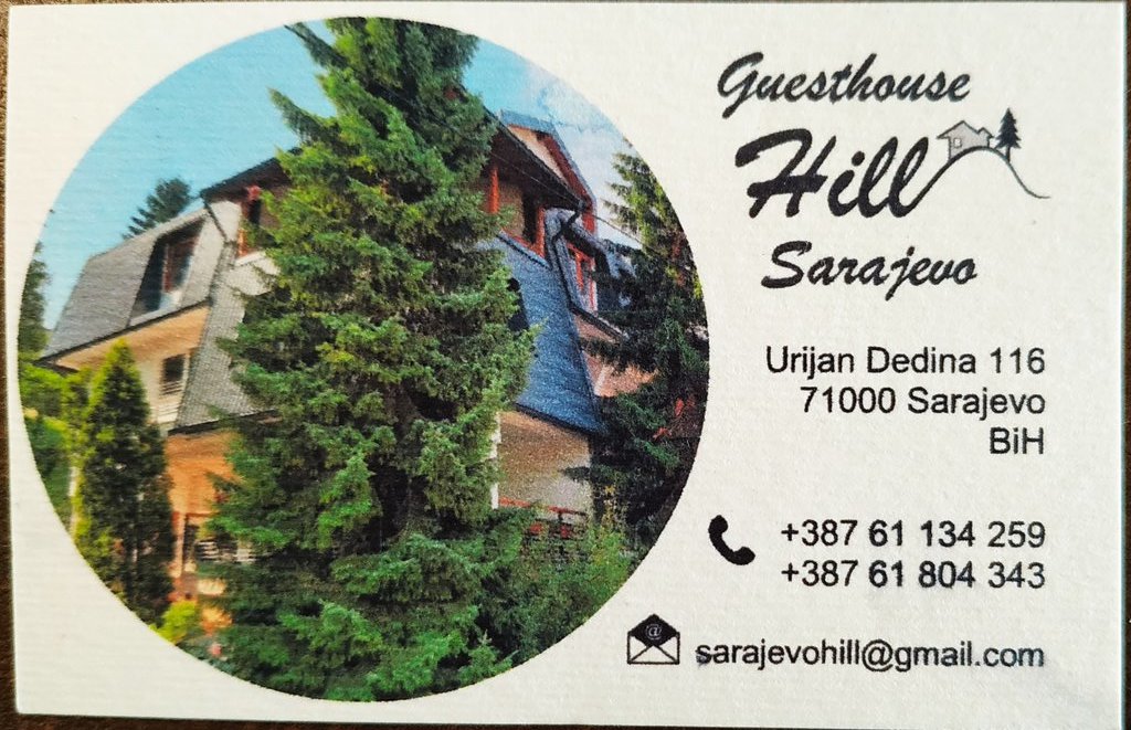 Guesthouse hill Sarajevo, Bosna a Hercegovina - Bod záujmu