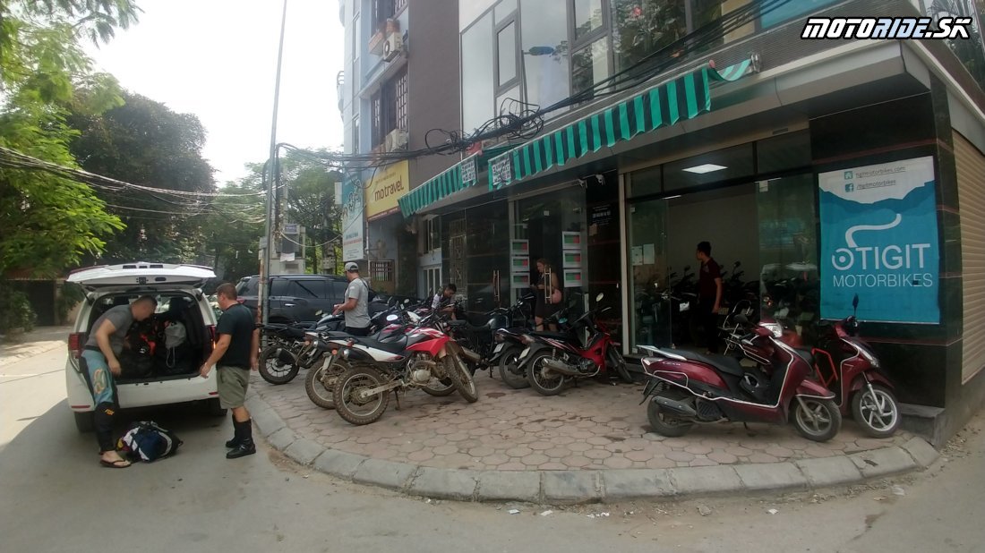 Požičovňa Tigitmotorbikes.com - Hanoj, Vietnam - Máme motorky, vyrážame z Hanoja na sever - Naživo: Vietnam moto trip 2019