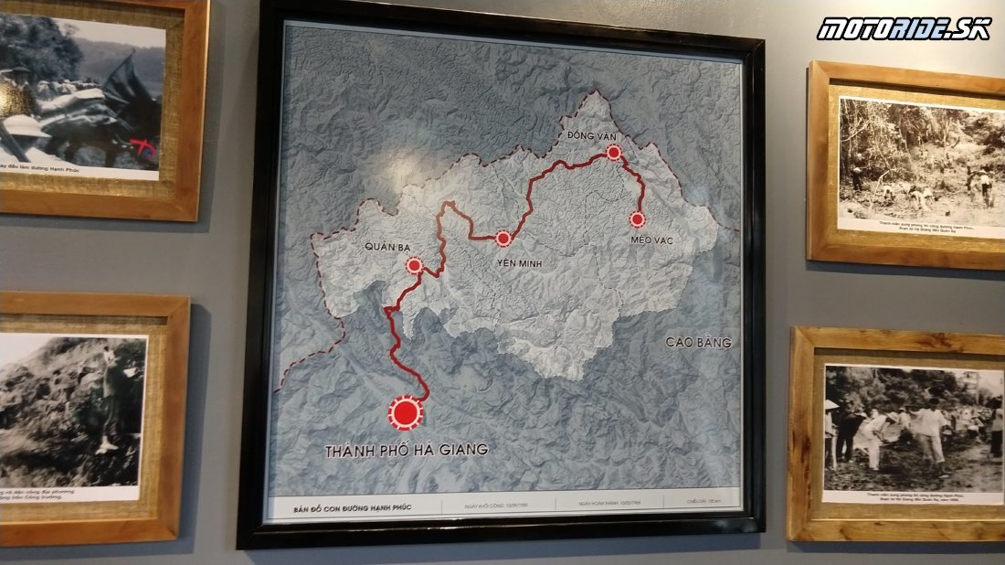 Ma Pi Leng Pass múzeum - Horská cesta do Mao Lac - Naživo: Vietnam moto trip 2019