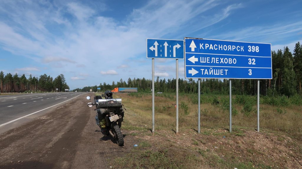 Tajšet - tu sa uzatvára viac ako 10000km dlhé kolečko okolo Bajkalu