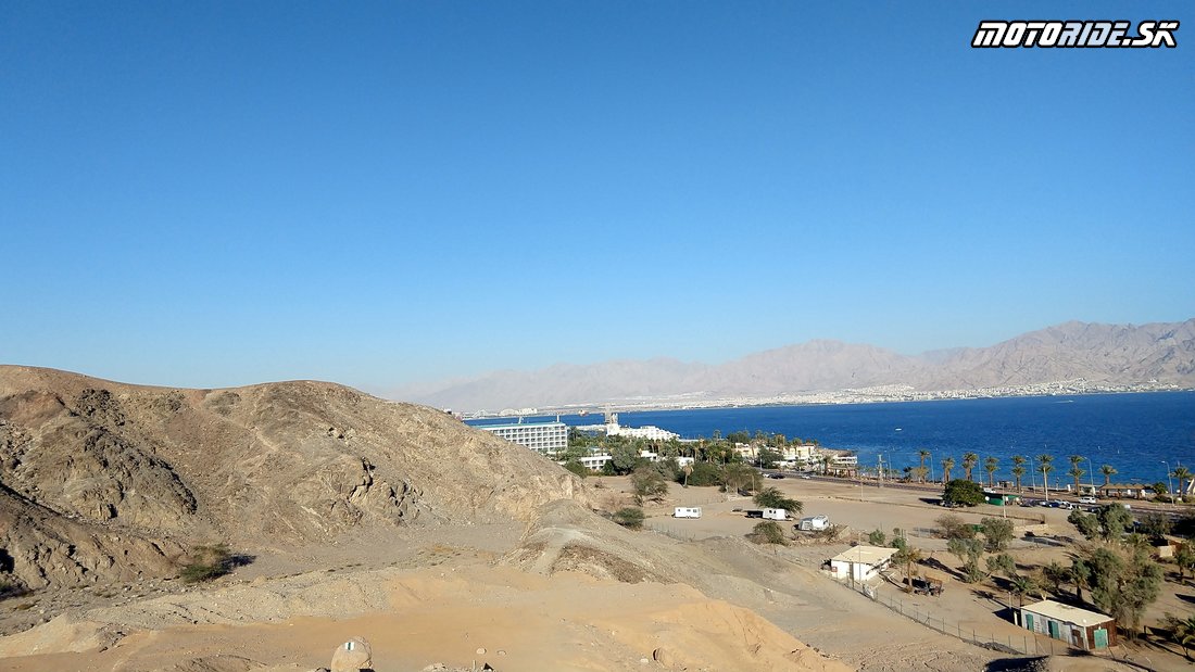 Vyhliadka na hranici Izrael Egypt - koniec turistickej trasy cez celý Izrael - Bod záujmu