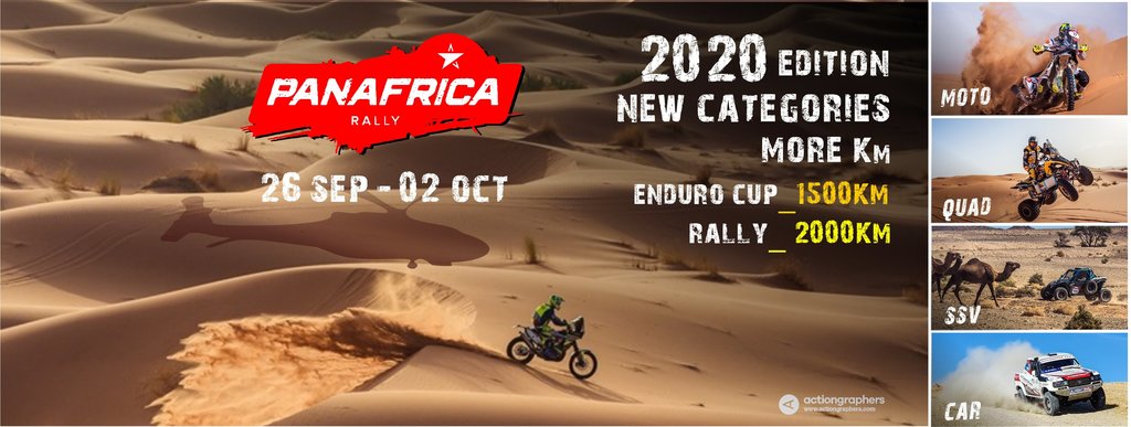 Cesta na PanAfrica rally 2020
