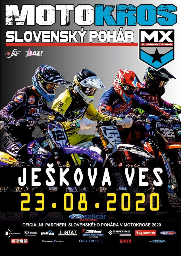 SP v motokrose 2020 - Ješkova Ves plagát