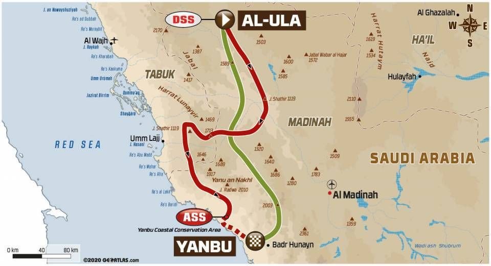 Dakar 2021:11. etapa - AlUla - Yanbu