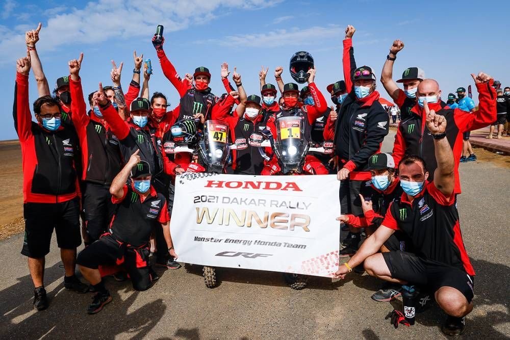 Team Monster Honda - Dakar 2021: 12. etapa - Yanbu - Jeddah