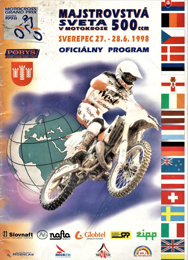 titulka brožúrky MS vo Sverepci 1998