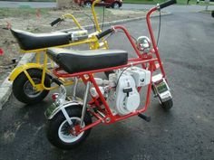 americké minibike motorové kolobežky