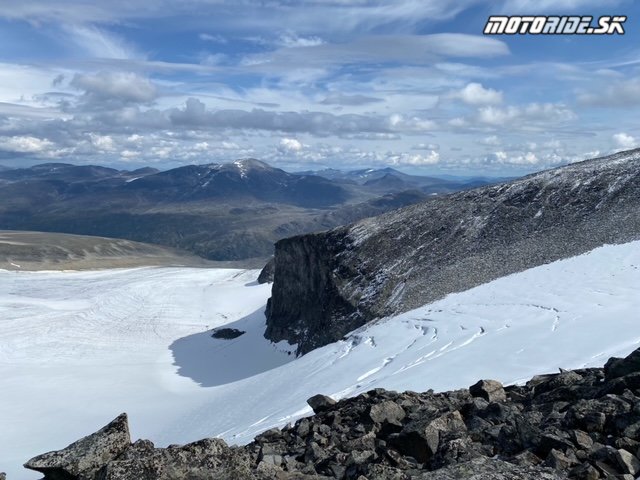 Najvyšší vrchol Škandinávie - Galdhøpiggen - 2464 m.n.m., Nórsko