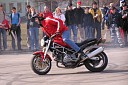 Borec Lysý na výstavě Motocykl 2004