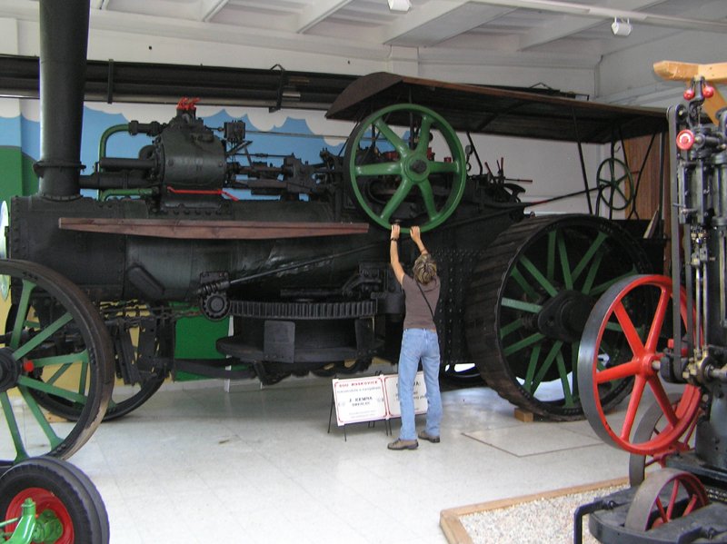 Kolos v Boskovickom múzeu traktorov