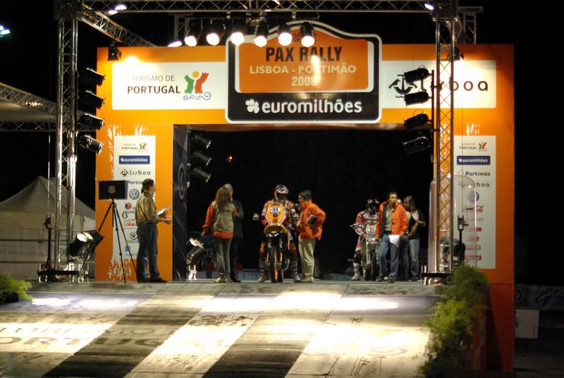 PAX Rally 2008, 1. etapa štart