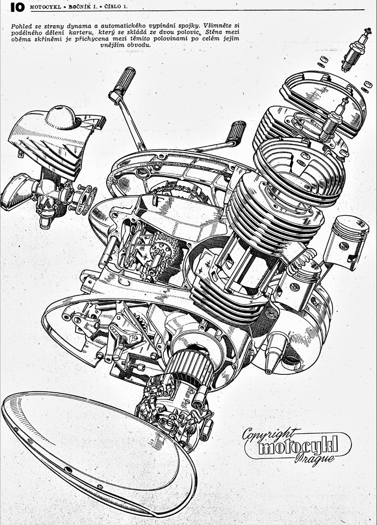 test motocykla časopis Motocykl prvý výtlačok III