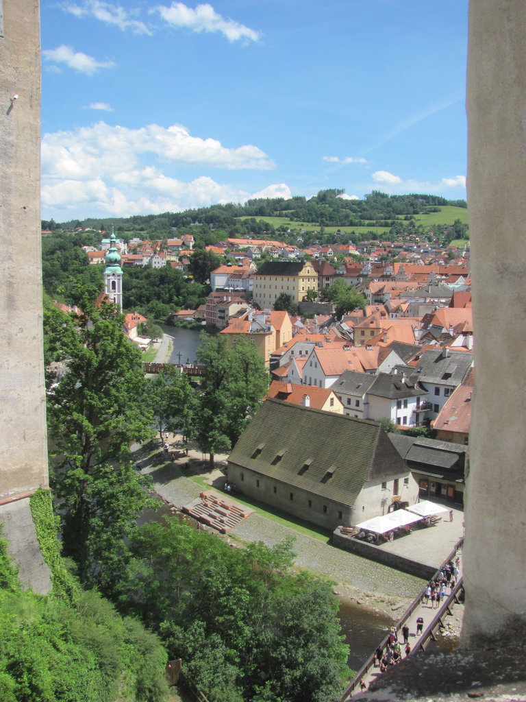 pohľad do podhradia