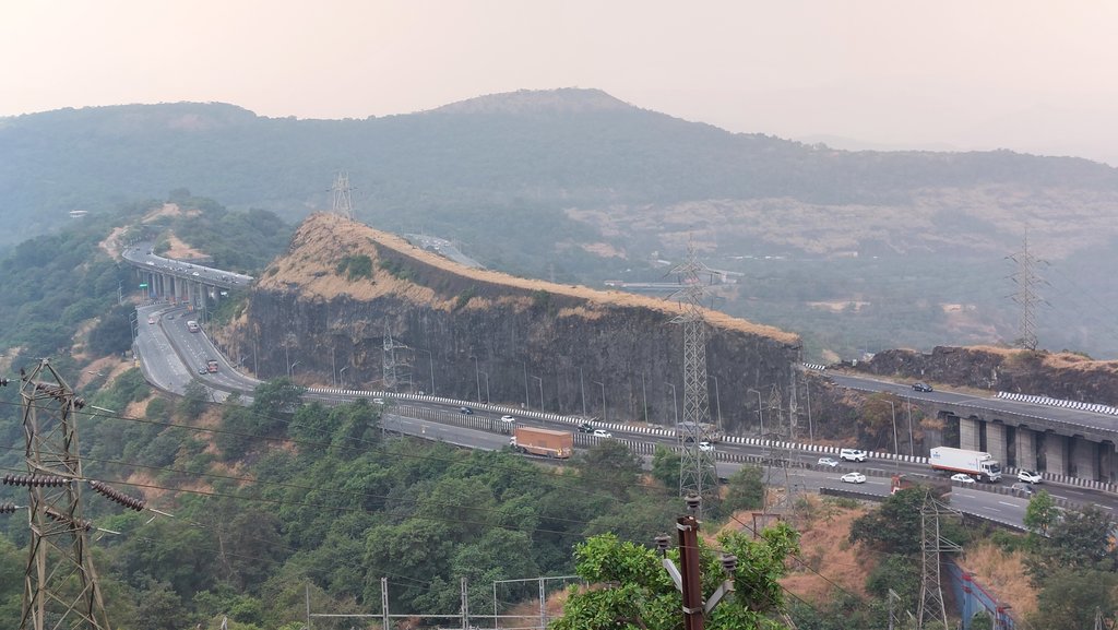 Stará horská NH48 cesta Khandala do Lonavala, India - Bod záujmu