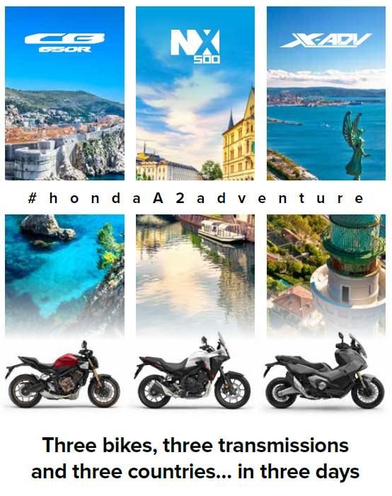 Honda A2 Adventure: 3 dni, 3 krajiny, 3 motorky, 3 prevodovky