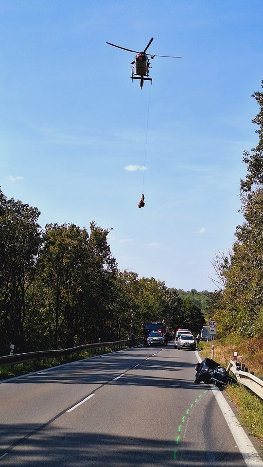 ešte na strane od Jablonice mal v roku 2024 motorkár nehodu