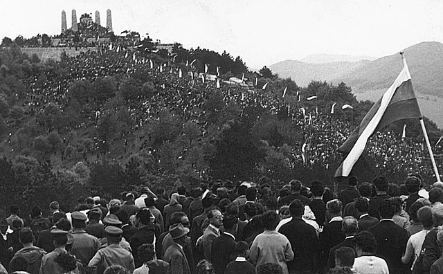 výstup na Bradlo 1968