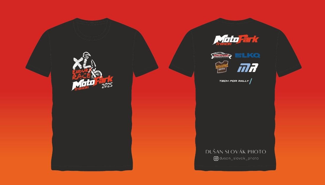 Tričko XL ENDURO RACE 2025, Trenčín