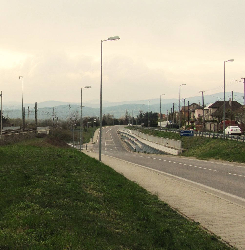 za chrbátom fotografa je cesta na Vištuk