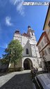 Prachatice - výhľad z veže kostola, Česko