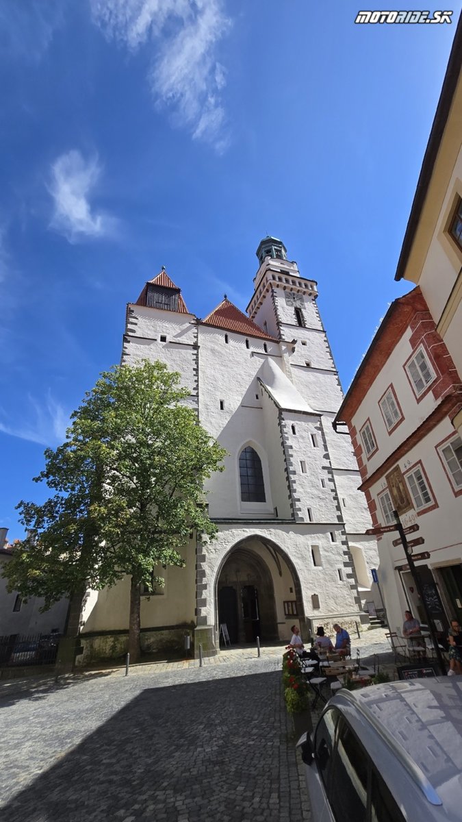 Prachatice - výhľad z veže kostola  - Bod záujmu