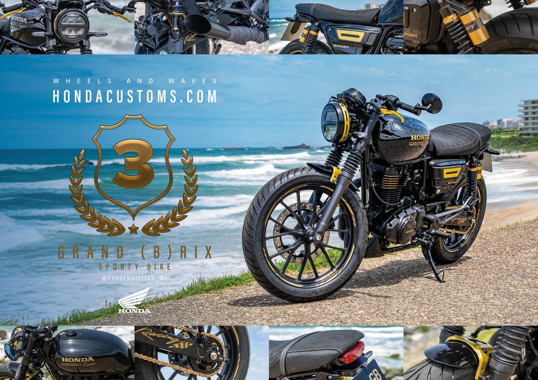 Italy s Hachimaan named as winner of the 2025 Honda Customs competition
