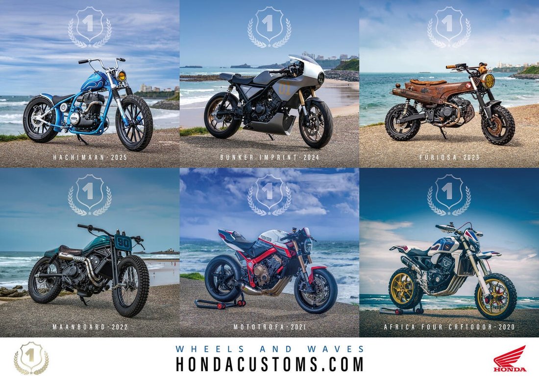Italy s Hachimaan named as winner of the 2025 Honda Customs competition