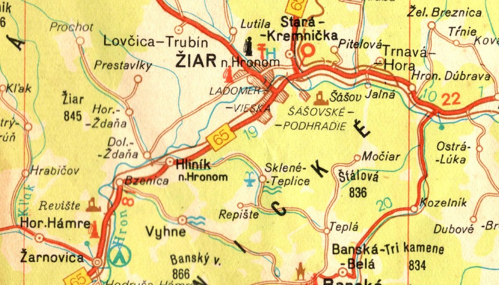 mapka prostredia