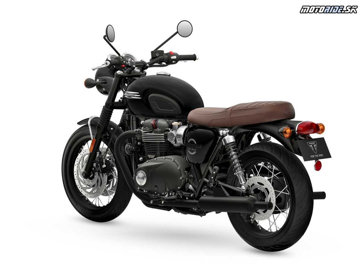 Bonneville-T120-Black 2026 Jet-Black LHS-Rear-Angle