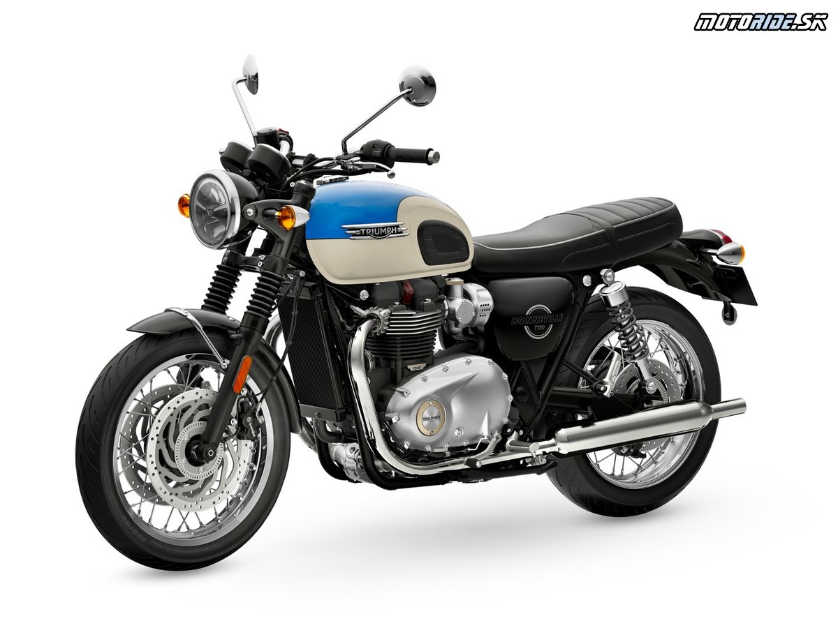 Bonneville-T120 2026 Aegean-Blue LHS-Front-Angle