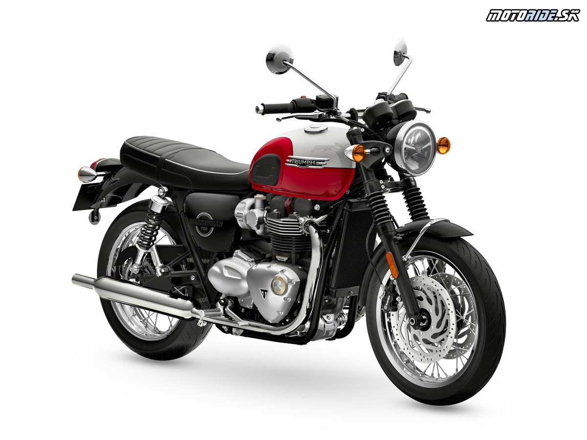 Bonneville-T120 2026 Cranberry-Red RHS-Front-Angle