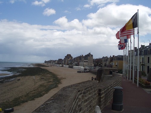 Typické pobrežie Normandie