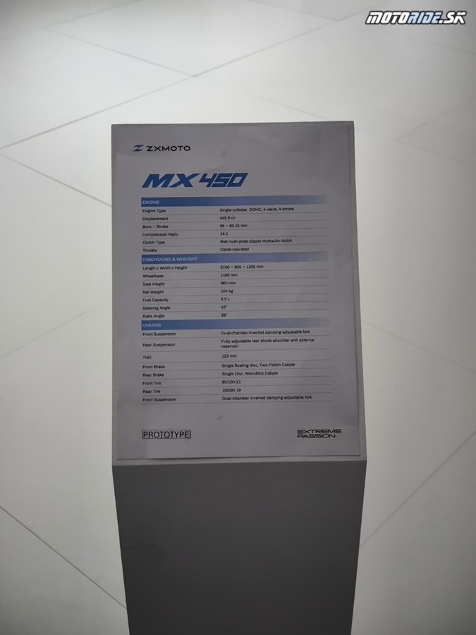 ZX MOTO MX450 2026