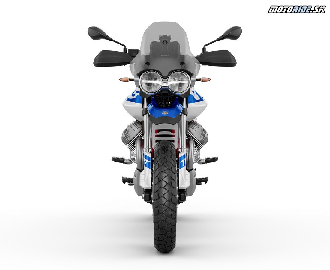 Moto-Guzzi V85-TT Giallo-Wadi Frontale