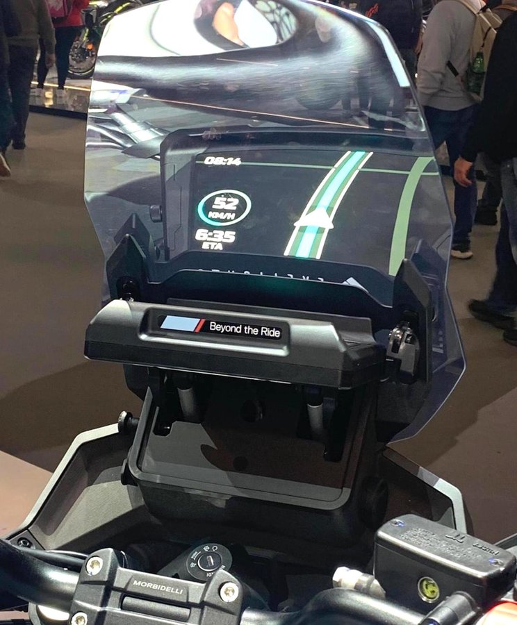 Morbidelli EyeLights HUD (Head Up Display)